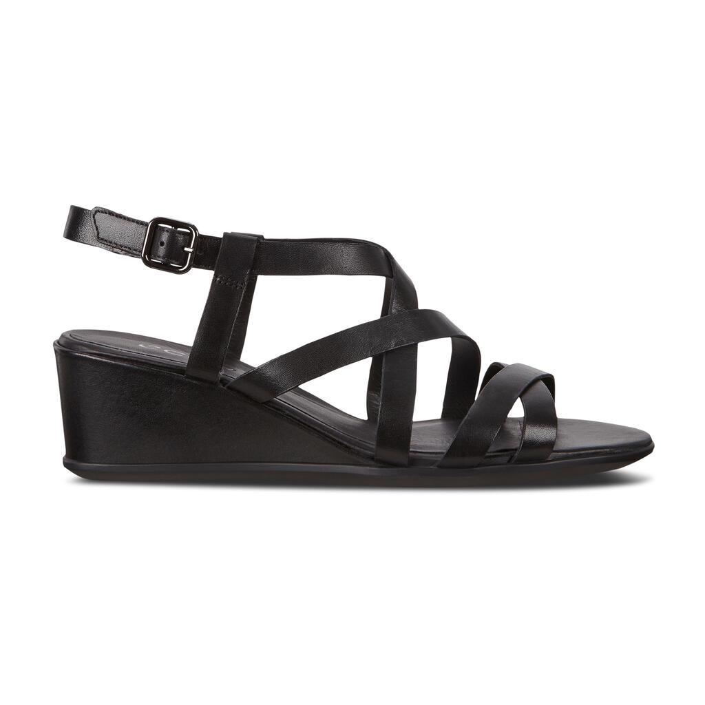 Ecco Shape 35 Womens Wedge Sandals In Black - India MLV-632957